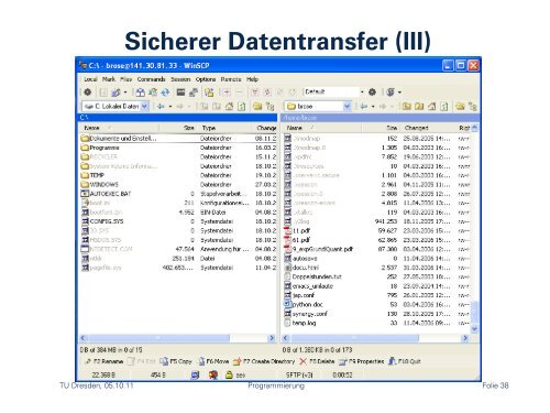 Programmierung - Fachrichtung Physik