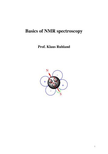 Basics of NMR spectroscopy