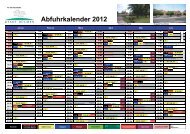 Abfuhrkalender 2012 - Dülmen