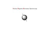 Nuclear Magnetic Resonance Spectroscopy