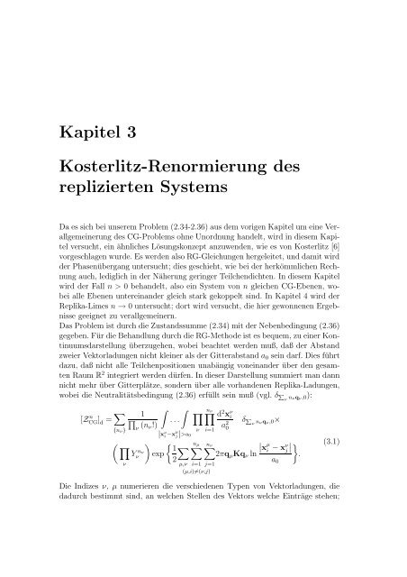 Diplomarbeit Der Berezinski˘i-Kosterlitz-Thouless - Institut für Physik ...