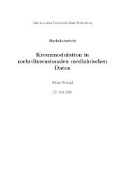 Kreuzmodulation in mehrdimensionalen medizinischen Daten