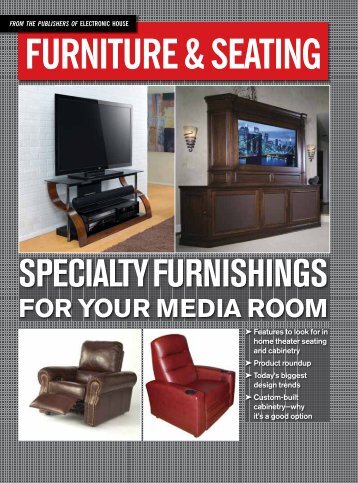 FURNITURE & SEATING - Electronic House Magazine