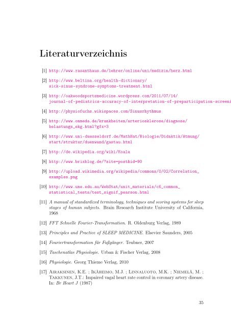 Physik und Physiologie der respirativen Sinusarrhythmie - Institut fÃ¼r ...