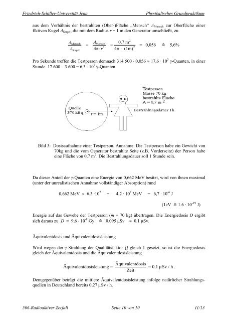 506 â Radioaktiver Zerfall - Friedrich-Schiller-UniversitÃ¤t Jena