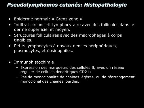 Lymphome centro-folliculaire primitif cutané - epathologies