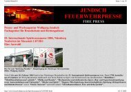 JENDSCH FEUERWEHRPRESSE FIRE PRESS - Wolfgang Jendsch