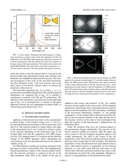 Optical near-field interference in the excitation of a bowtie ...