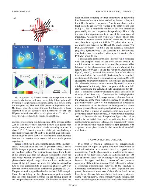 Optical near-field interference in the excitation of a bowtie ...