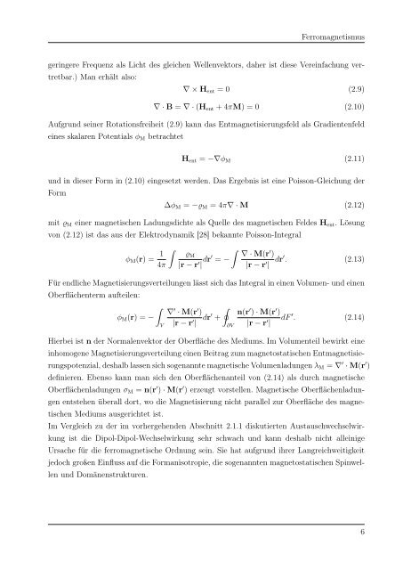 Spinwellenanregung in magnetischen Nanohybridstrukturen (31,8 ...