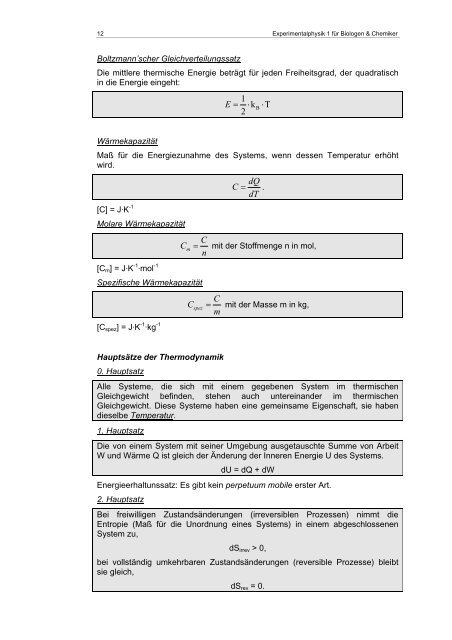 Formelsammlung