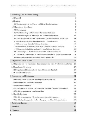 Chemie Diplomarbeit / FakultÃ¤t fÃ¼r Chemie und Pharmazie ...