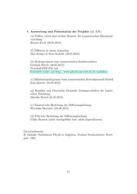 EinfÃ¼hrung in die Theoretische Physik - Institut fÃ¼r Physik