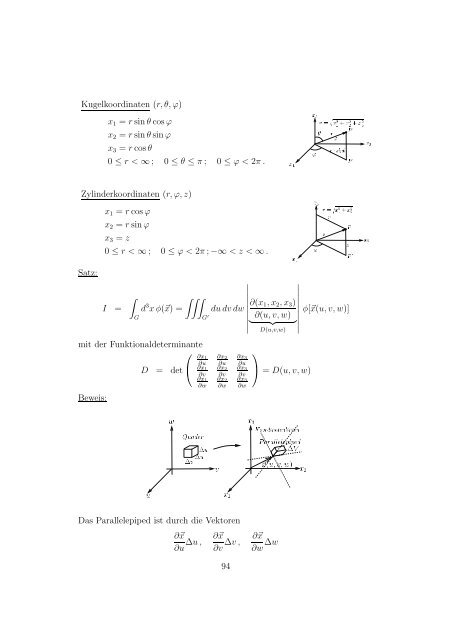 Mathematische Methoden der Physik I - UniversitÃ¤t Bern