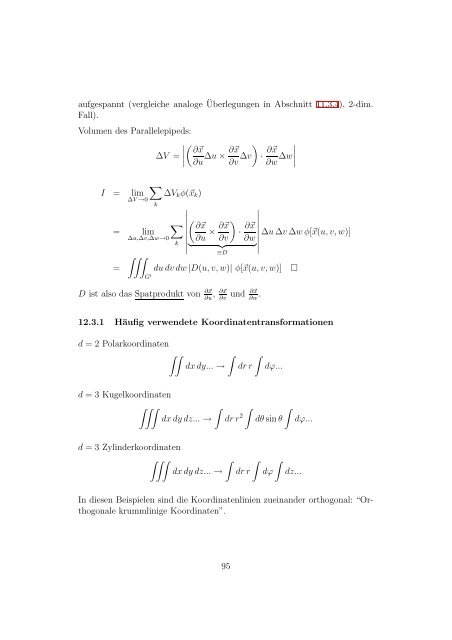 Mathematische Methoden der Physik I - UniversitÃ¤t Bern