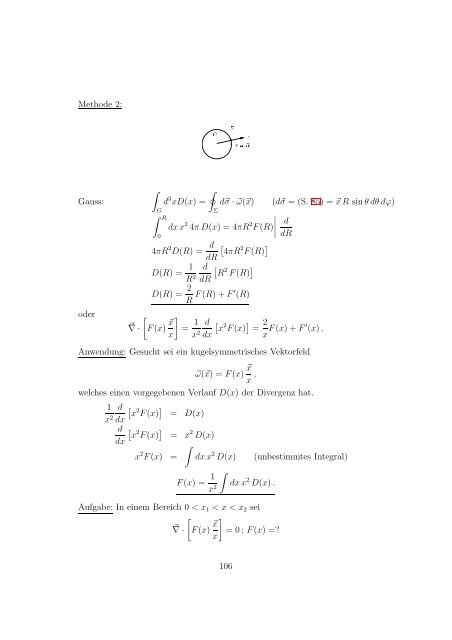 Mathematische Methoden der Physik I - UniversitÃ¤t Bern