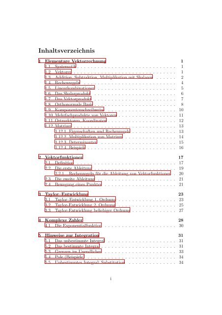 Mathematische Methoden der Physik I - UniversitÃ¤t Bern