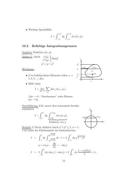 Mathematische Methoden der Physik I - UniversitÃ¤t Bern