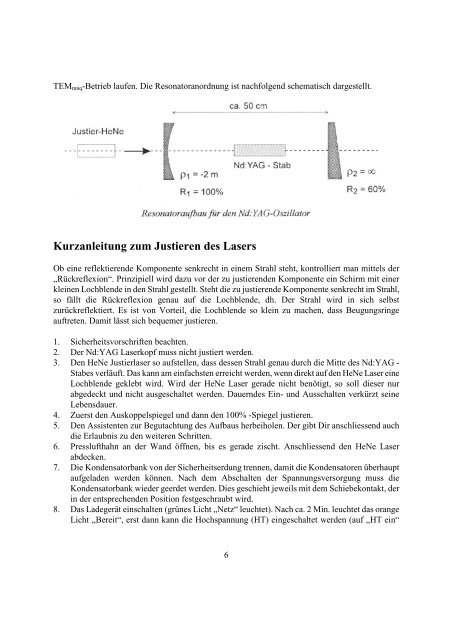 Versuchsanleitung Nichtlineare Optik (pdf, 2.6 MB)