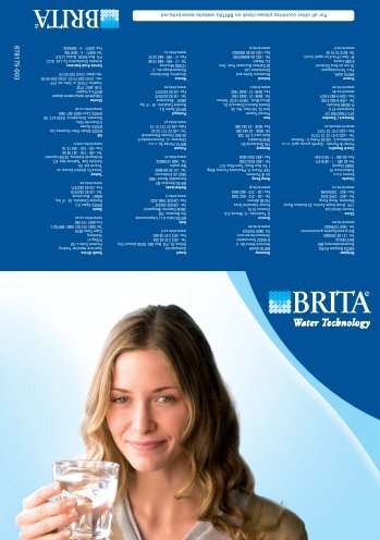 For all other countries please check on BRITA's website www.brita.net