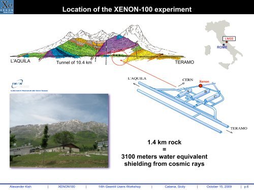 MonteCarlo simulations with GEANT4 for the XENON100 Detector