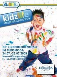 Die kinDermoDenmesse im eUromoDA 24.07 ... - Euromoda Neuss