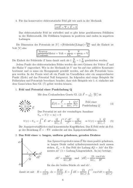 ElektrizitÃ¤t und Magnetismus - Physik-Institut - UniversitÃ¤t ZÃ¼rich