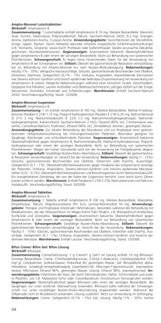 Präparateverzeichnis Ausgabe 1/2010 - Dermapharm AG Arzneimittel