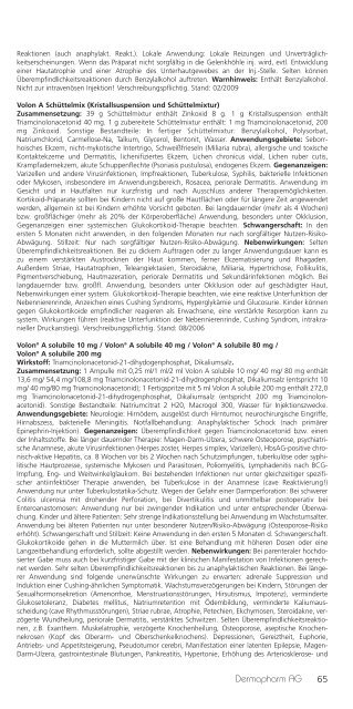 Präparateverzeichnis Ausgabe 1/2010 - Dermapharm AG Arzneimittel