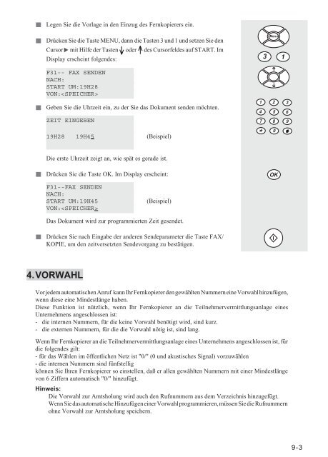 SAGEM FAX NAVIGATOR INTERNET 900er Serie - Fax-Anleitung.de