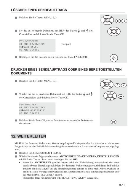 SAGEM FAX NAVIGATOR INTERNET 900er Serie - Fax-Anleitung.de