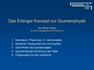 Das Erlanger Konzept zur Quantenphysik - Abteilung fÃ¼r Didaktik ...