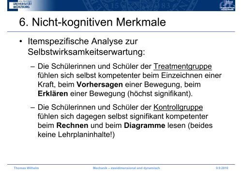 Mechanik â zweidimensional und dynamisch - Didaktik der Physik