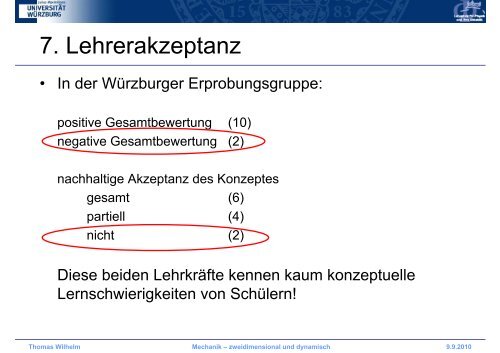 Mechanik â zweidimensional und dynamisch - Didaktik der Physik