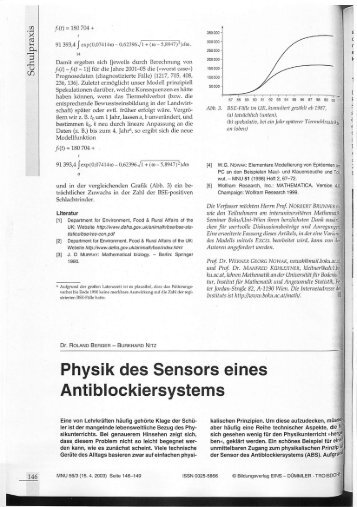 Berger, R. & Nitz, B. (2003). - Didaktik der Physik