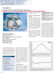 M-824 Datasheet (PDF), Compact 6-Axis Parallel Kinematics ... - PI