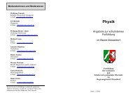 Physik-Treff der Bezirksregierung DÃ¼sseldorf