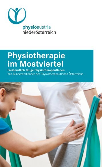 Folder "Physiotherapie im Mostviertel" - Physio Austria