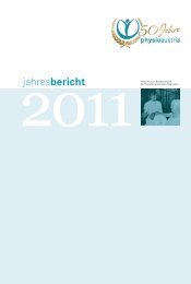 Jahresbericht 2011 - Physio Austria