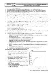 Membranpotential, Nervenleitung - Institut fÃ¼r Physiologie und ...