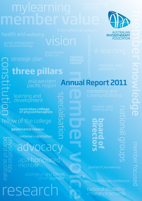 2011 Annual Report - Australian Physiotherapy Association