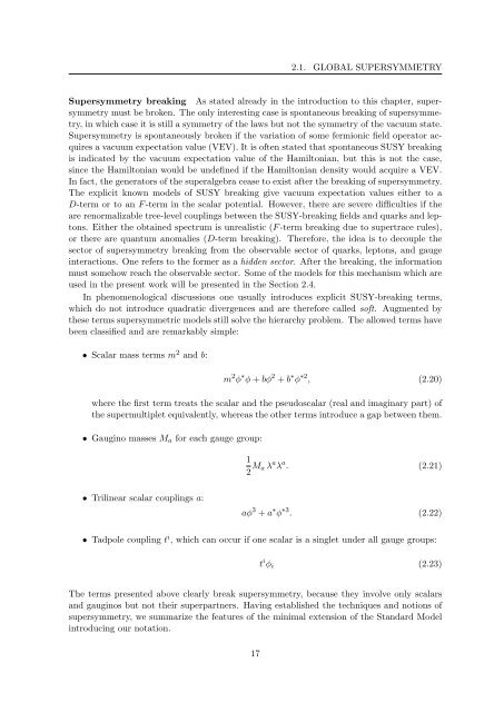 Gravitinos and hidden Supersymmetry at the LHC - UniversitÃ¤t ...