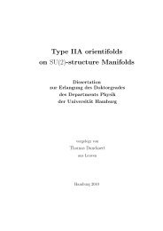 Type IIA orientifolds on SU(2)-structure Manifolds - UniversitÃ¤t ...