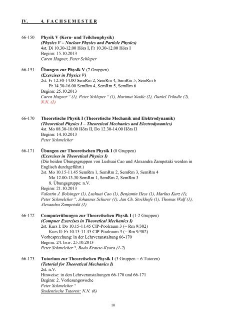 Fachbereich Physik - Universität Hamburg