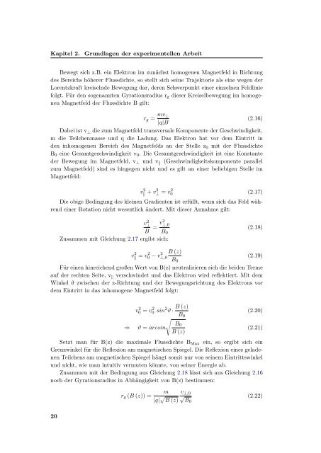 Volltext - Fachbereich Physik - Universität Hamburg