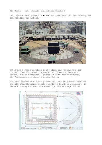 Die Kaaba â eine ehemals christliche Kirche ? Der Legende nach ...