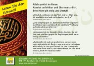 Lesen Sie den Koran!!!