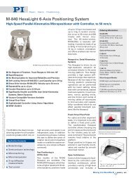 PDF Datasheet - PI (Physik Instrumente)