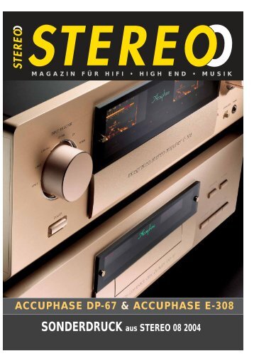 accuphase dp-67 & accuphase e-308 - PIA - HiFi Vertriebs GmbH