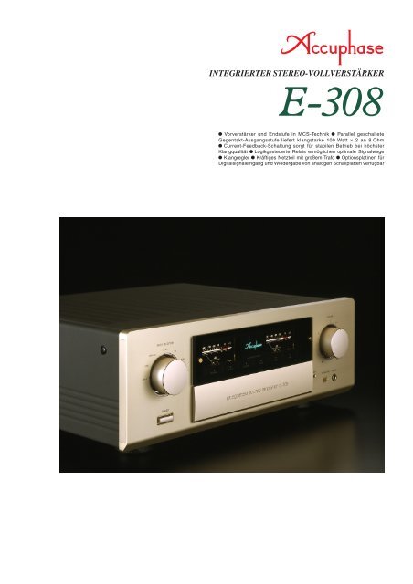 E-308 - Accuphase